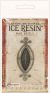 Ice Resin Rune Bezel Small Ellipse Antique Silver 1 pack of 1 piece