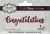Creative Expressions Craft Dies By Sue Wilson Mini Expressions Congratulations