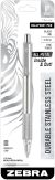 F 701 Stainless Steel Ballpoint Pen Fine 1 Per Pkg Bla