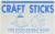 Craft Sticks 1000 Per Pkg Natural