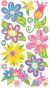 Sticko Stickers Small Fanciful Flowers