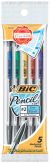 BIC Mechanical 2 Pencils .5mm 5 Per Pkg Assorted Colors