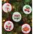 Bucilla Counted Cross Stitch Kit 2.5 inch Round 30 Per Pkg Christmas Minis Ornaments 14 Count 