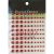 Eyelet Outlet Adhesive Jewels Multi Size 100 Per Pkg Red