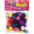 Pom Pom Beads 1 inch 50 Per Pkg Assorted