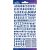 Sticko Alphabet Stickers Cobalt Marker Small