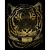 Gold Foil Engraving Art Kit 8 inch X10 inch Bengal Tiger