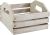 Jillibean Soup Mix The Media Wooden Crate 7 inch X7 inch X4.5 inch Weathered with Cutout Handles