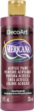 Americana Acrylic Paint 8oz Deep Burgundy