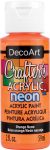 Crafters Acrylic All Purpose Specialty Paints 2oz Orange Neon