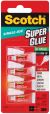 Scotch Super Glue Gel 4 Per Pkg .017oz