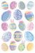 Sticko Stickers Vellum And Glitter Multicolor Easter Eggs