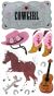 Jolees Le Grande Dimensional Stickers Cowgirl