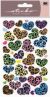 Sticko Dimensional Stickers Animal Print Hearts