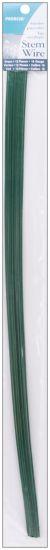 Stem Wire 16 Gauge 18 inch 12 Per Pkg Green