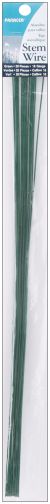 Stem Wire 18 Gauge 18 inch 20 Per Pkg Green