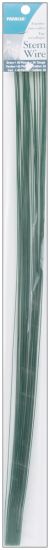 Stem Wire 24 Gauge 18 inch 40 Per Pkg Green