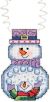 Janlynn/Holiday Wizzers Counted Cross Stitch Kit 3 inch X2.25 inch Snowman With Snowballs 14 Count 