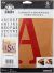 FolkArt Paper Stencil 6 Inch 8 Inch Serif 8 Inch 30 Per Pkg