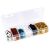 Organizer Box with Lid and 6 Dividers 6.75 inch X2.25 inch X1.1875 inch 