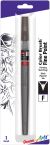 Pentel Arts Color Brush Pen Fine Tip Black Pigment Ink