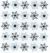 Jolee s Cabochon Dimensional Repeat Stickers Snowflake Repeats