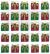 Americancraft Jolees Cabochon Dimensional Repeat Stickers Christmas Present Repeats
