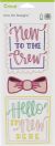 Cricut Iron On Designs 4.25 inch X12 inch New To Crew Small