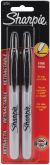 Sharpie Fine Point Retractable Permanent Markers 2 Per Pkg Black