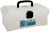 Pro Art Storage Box with Organizer Top 12 inch X6 inch X5 inch Translucent