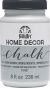 FolkArt Home Decor Chalk Paint 8oz Silver Shadow