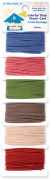 Clubhouse Crafts Elastic Cord Colorful Thick 4yd Each Of 6 Colors