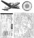 Tim Holtz Cling Stamps 7 inch X8.5 inch Air Travel