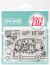 Avery Elle Clear Stamp Set 4 Inch X3 Inch Birthday Bus