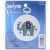 Janlynn Mini Counted Cross Stitch Kit 2.5 inch Round Elephant 18 Count 