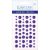 Eyelet Outlet Adhesive Back Enamel Dots 54 Per Pkg Glitter Violet