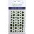 Eyelet Outlet Adhesive Back Enamel Dots 54 Per Pkg Glitter Green