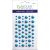 Eyelet Outlet Adhesive Back Enamel Dots 54 Per Pkg Matte Blue