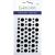 Eyelet Outlet Adhesive Back Enamel Dots 54 Per Pkg Matte Black