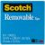 Scotch R Removable Tape .75 inch X36Yd 