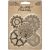 Idea Ology Metal Gadget Gears 1.5 Inch To 2 Inch 5 Per Pkg Antique Nickel Brass And Copper