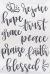 Ranger Letter It Clear Stamp Set 4 inch X6 inch Rejoice 1 Pack of 10 Pieces