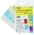 Redi Tag Standard Page Flags Blank 50 Per Pkg Red Blue Green Yellow and Purple