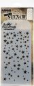 Tim Holtz Layered Stencil 4.125 inch X8.5 inch Falling Stars