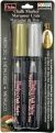 Bistro Chalk Marker Chisel Tip Set 2 Per Pkg Metallics Gold and Silver