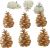 Eyelet Outlet Shape Brads 12 Per Pkg Pinecone