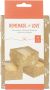 Homemade With Love Small Treat Boxes Kraft Floral 4 Per Pkg