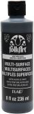 FolkArt Multi Surface Paint 8oz Pure Black