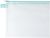 Avery Elle Zippered Vinyl Mesh Pouch Aqua Small