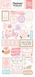 Hello Baby Girl Chipboard 6 Inch X13 Inch Phrases